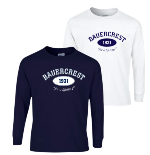 Bauercrest Long Sleeve Performance Tee Shirt (More Colors Available)